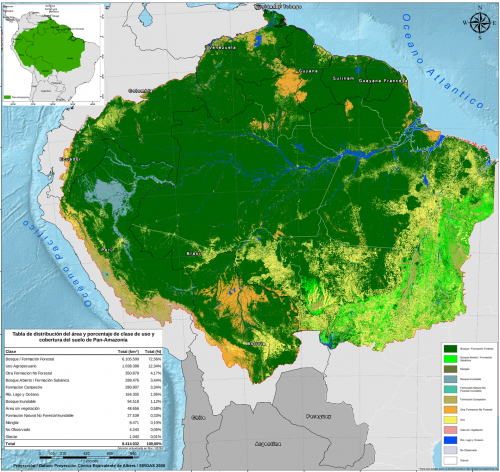 The Amazon lost in the last 17 years the equivalent rainforest to ...